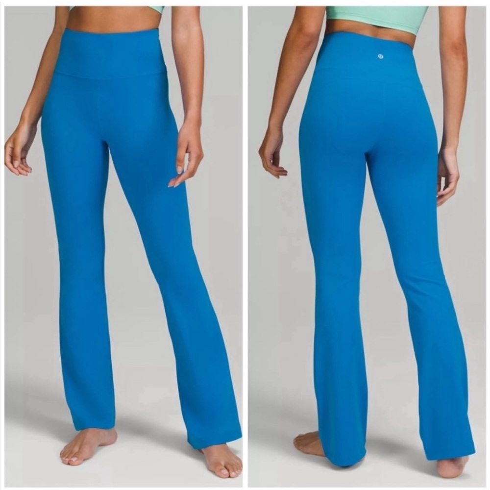 Blue Groove Waisted Flare Leggings Lululemon